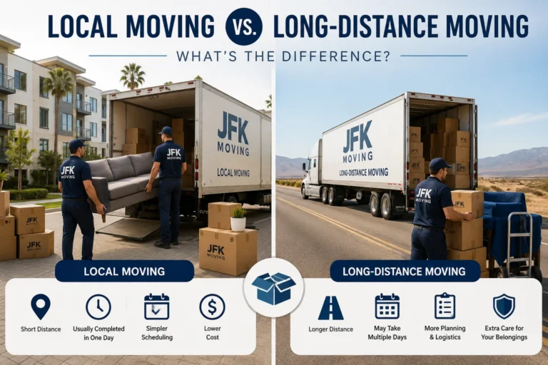 Local Moving vs. Long-Distance Moving: What’s the Difference?